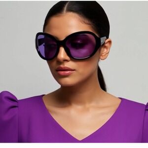 Women Sunglasses Purple Lens Celebrity Gafas De Sol Lentes Para Mujeres Nuevo